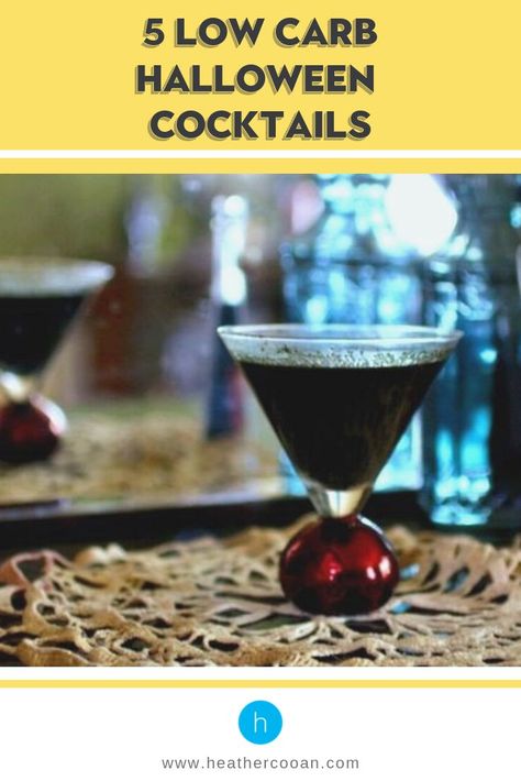 Halloween brings about lots of parties, events, and other activities that may include alcohol. Eating a keto diet limits your use of alcohol, but we’ve put together recipes for 5 low-carb Halloween cocktails that’ll bring out the grinning ghoul in you.⁣⁠ ⁣⁠ Always consume alcohol with caution when following a ketogenic lifestyle. Depending on your body, alcohol can sometimes cause undesirable effects and deter you from your health goals.⁣⁠ #halloween #cocktails #lowcarb Low Carb Halloween Cocktails, Keto Halloween Cocktails, Halloween Alcohol, Halloween Food Appetizers, Keto Cocktails, Low Carb Drinks, Healing Recipes, Halloween Cocktails, Ketogenic Lifestyle