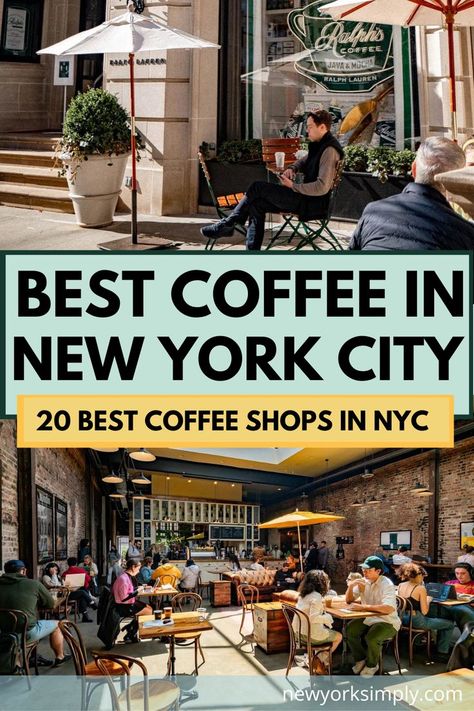 Nyc Cafes, Best Cafes In Nyc, Coffee Shops In New York, Brooklyn Coffee Shop, Food In New York City, Where To Eat In Nyc, Cafe In Nyc, Coffee In New York, Coffee Shop New York