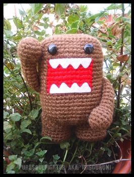 amigurumi Domo!!!! #crochet #Domo #amigurumi Crochet Domo Kun, Monster Crochet, Domo Kun, Zombie Monster, Felt Yarn, 2013 Swag Era, Tag Print, Doll Crochet, Fun Crochet Projects