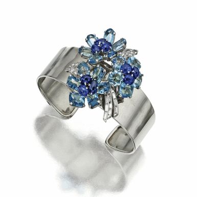 Cartier Jewellery, Three Flowers, High Jewellery, International Jewelry, Cartier Jewelry, Aquamarine Jewelry, Aqua Marine, Open Ended, Jewel Box