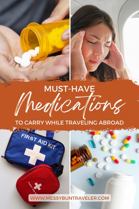 International Travel Medicine Kit, Medicine To Take On Vacation, Travel Medical Kit, Travel Medicine Kit, Travel Medicine, Medicine Kit, International Travel Essentials, Medication List, Hydrocortisone Cream