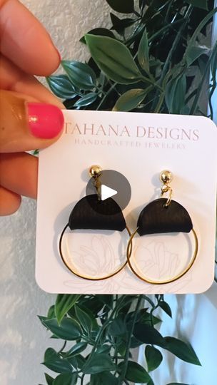 7.5K views · 224 reactions | Simple and unique ✨  I’ve been wanting to make clay earrings for myself that I can wear to work and would match with every outfit. These are perfect and I’ll be wearing them tomorrow!! 😊  Will be adding them to Etsy soon - and as always we can make these in any color… just add a note at checkout ❤️.......#polymerclay #clayearrings #lightweightearrings #handmade #clayart #claydesigns #handmadebusiness #etsy #etsyshop #etsyseller #tampacrafter #tampamaker #makersgonnamake | Tahanadesigns | Fiji Blue · Day by Day Make Clay Earrings, Fiji Blue, Day By Day, Clay Ideas, Wear To Work, Handmade Business, Light Weight Earrings, Clay Art, Clay Earrings