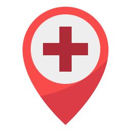 Legend Symbol, Address Icon, Hospital Icon, Map Logo, Hospital Logo, Location Icon, Architecture Design Concept, Icon Download, Animated Icons