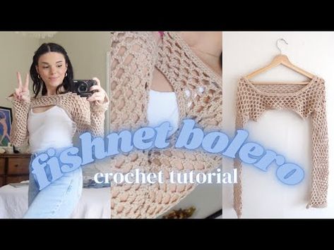 Crochet Crop Shrug, Shruggie Crochet Pattern, Shruggie Crochet Pattern Free, Crochet Shruggie Pattern Free, Crochet Bolero Free Pattern For Women, Shruggie Crochet, Crochet Shrug Pattern Free Easy, Bolero Crochet Pattern Free, Fishnet Bolero