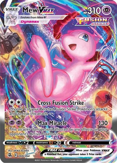 Mew VMAX (Alternate Art Secret) - SWSH08: Fusion Strike - Pokemon - TCGplayer.com Mew Pokemon Card, Mew Card, Entei Pokemon, 150 Pokemon, Rare Pokemon Cards, Cool Pokemon Cards, Pokemon Mew, Pokemon Poster, Shiny Pokemon