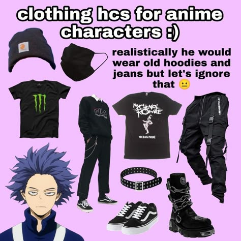 Mha Clothes Design, Anime Closet Cosplay, Closet Cosplay Ideas Anime, Bakusquad And Shinsou, My Hero Academia Casual Outfits, Bakugou Inspired Outfit, Bakugo Inspired Outfit, Outfits Inspired By Anime Characters, Hitoshi Shinsou Cosplay