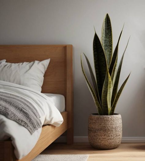 Your bedroom is your sanctuary, a place where you unwind and recharge. So, it’s important to choose houseplants that contribute to a peaceful atmosphere and possibly even improve your sleep.

The Snake Plant is a top pick for bedrooms. It’s not only easy to care for but also releases oxygen at night, making it a great companion for better sleep. Snake Plant Bedroom, Snake Plant In Bedroom, Plant Bedrooms, Plant Bedroom, Bedroom Bliss, Bedroom Plants, The Snake, Snake Plant, Top Pick