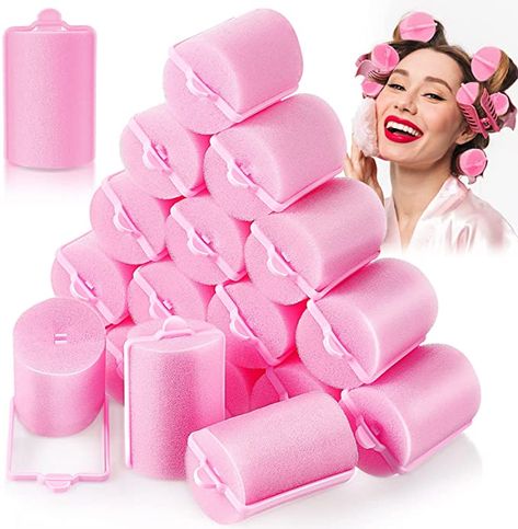 Sponge Curlers, Foam Curlers, Sponge Hair Rollers, Foam Rollers Hair, Diy Curls, Boring Hair, Beautiful Curls, Foam Roller, Hair Rollers