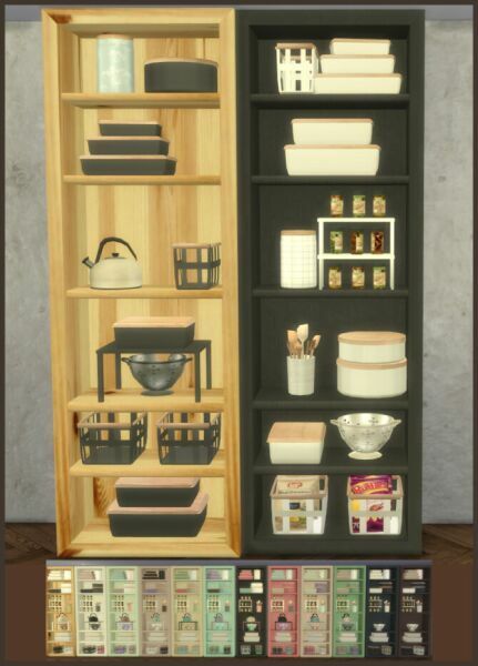 Wow! Check out this Pantry Decor 1 At Pqsims4 Sims 4 CC! Objects, Decor: Pantry Decor 1 – pqSims4. #sims #sims4 #sims4cc #gaming Sims 4 Kitchen Pantry, Sims 4 Cc Kitchen Pantry, Sims 4 Cc Storage, Sims 4 Pantry Cc, Sims 4 Kitchen Cabinets, Sims Victorian, Kitchen With Pantry, Sims 4 Cc Decor, Decorative Radiators