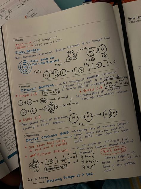 Ionic And Covalent Bonds Notes, Covalent Bonds Notes, Chemical Bonding Notes Class 11, Ionic Bonding Notes, Chemical Bonding Notes, Ionic And Covalent Bonds, Covalent Bonds, Gcse Science Revision, Study Snaps