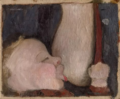 Paula Modersohn-Becker, Baby, Breastfeeding Table Sketch, Gabriele Münter, Paula Modersohn Becker, William Turner, Expressionist Art, Royal Academy Of Arts, Artist Blog, Will Turner, Abstract Expressionist