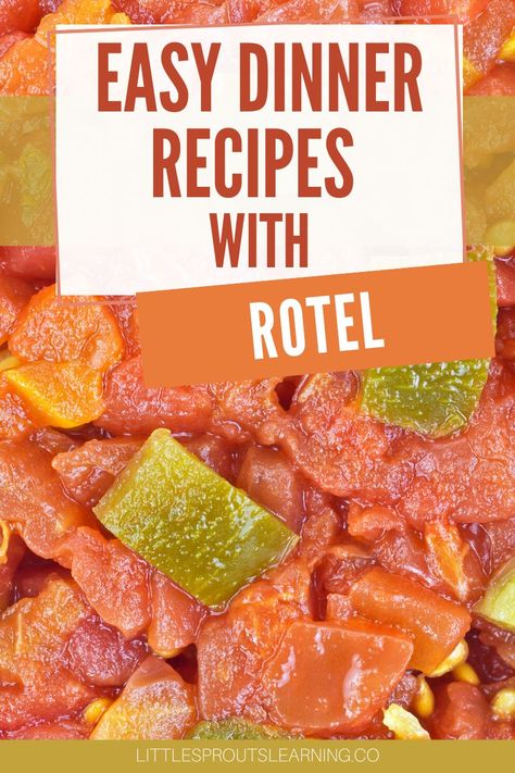 Rotel Recipes Dinner Tonight, Rotelle Recipes, Recipes With Rotel Tomatoes, Recipes Using Rotel Tomatoes, Healthy Rotel Recipes, Cheesy Rotel Dogs, Recipes Using Rotel, Canned Rotel Style Tomatoes, Chili Recipe With Rotel Tomatoes