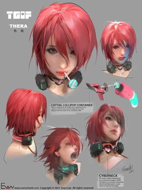 ArtStation - TGIF_Character concept- Thera , Evan Lee Concept Art Tutorial, 얼굴 그리기, Concept Art Character, Digital Painting Tutorials, Anime Drawings Tutorials, 영감을 주는 캐릭터, Art Studies, Tgif, Art Reference Photos