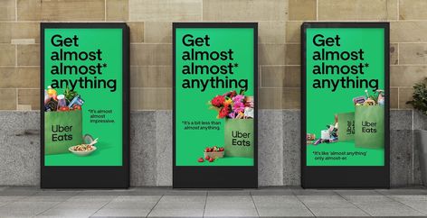 Uber Eats announces you can get almost, almost, anything now on the platform in latest campaign via Special Coffee Shop Business Plan, Coffee Shop Business, Ads Creative Advertising Ideas, Billboard Design, Uber Eats, Pr Agency, Wd 40, Marketing Director, Brand Campaign