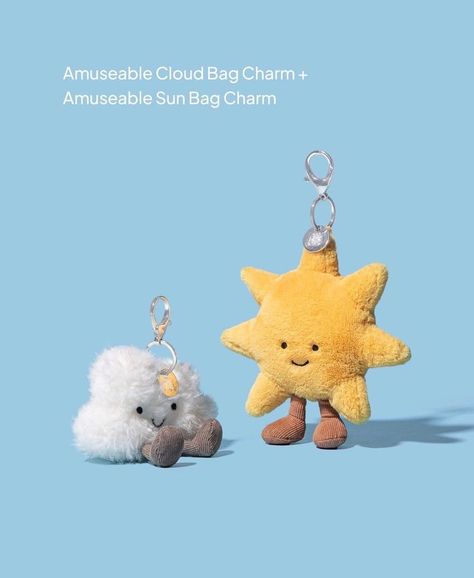 One for you one for them? Whether for a friend or your loved one these Jellycats would make the cutest matching gift this Valentines. 

The Cloud Charm is back and he has a new friend the sun Bag Charm the most adorable way to accessorise any set of keys or a bag

All of us at the shop are obsessed with the new additions Jellycat have smashed it once again! ☺️

Available in the shop & online now don't forget if you order online and spend over £25 UK delivery is free at checkout Jellycat Toys, Seas The Day, Cat Eye Gel Polish, Polished Hair, Cloud Bag, Gel Nail Kit, Cat Eye Gel, Hair Perfume, Bag Charms