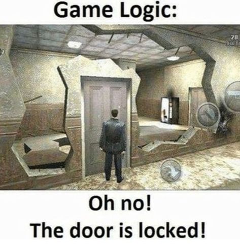 Logic Memes, Gaming Humor, Video Game Logic, Gamer Stuff, Video Game Memes, Video Games Funny, Gamer Humor, Star Wars Memes, Gaming Memes