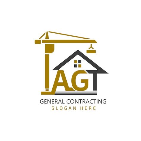 Vector agt logo for general contracting ... | Premium Vector #Freepik #vector General Contracting Logo, Contracting Logos, Character Illustration Sketches, Handmade Logo, General Contracting, Vector Art Illustration, Illustration Sketches, Character Illustration, Art Illustration