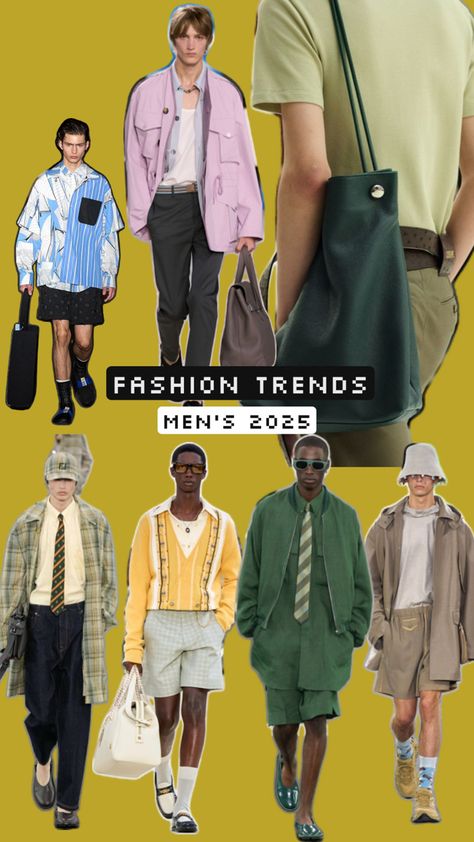 Trends menswear 2025 Fashion Trends Men, Trends 2025, Kids Trend, Mens Fashion Trends, Street Style, How To Wear, Fashion Trends