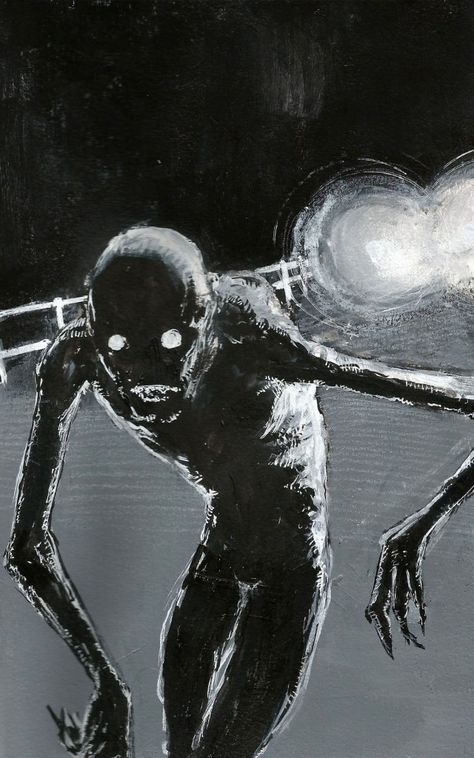 Trucker Sees Skinwalker Near China Spring And Whitney, TX - True Horror Stories of Texas Skin Walker, Something White, China Spring, Scary Drawings, Horror Drawing, Creepy Drawings, Humanoid Creatures, Horror Artwork, The Boogeyman