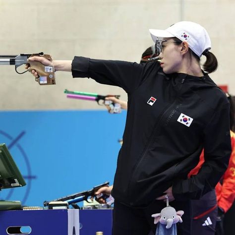 Kim Ye-ji Olympics, Olympic Shooting, Rose Project, Paris Olympics 2024, South Korea Photography, Ye Ji, Olympics 2024, Paris Olympics, Shooting Sports