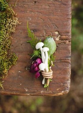 Mushroom Boutonniere, Forrest Weddings, Shrek Wedding, Mushroom Wedding, Boutonniere Ideas, Wedding Woodland, Red Weddings, Cottagecore Wedding, Magical Party