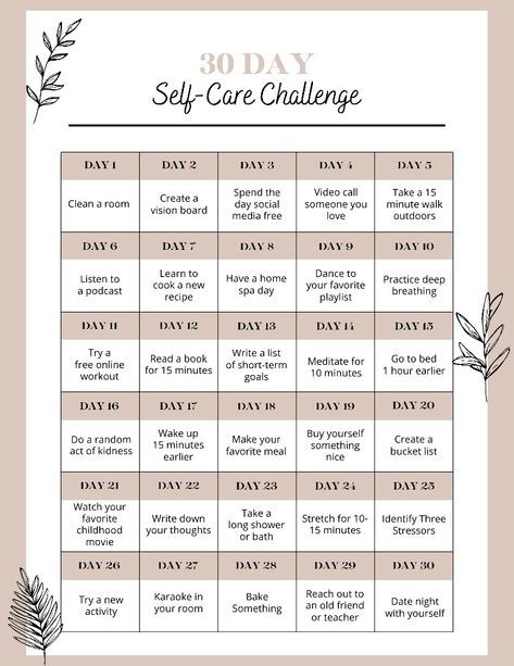 What To Schedule Each Month, 30 Day Mental Wellness Challenge, 31 Day Self Care Challenge, Mental Reset Day, Monthly Activities Calendar, 30 Day Reset Challenge, Schedule Self Care, Self Care Calendar, Ways To Improve Mental Health