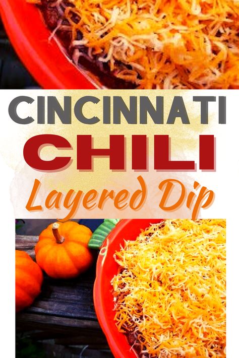 A super easy chili chese dip with those special Cincinnati flavors for chips and crackers! Center at all Fall eatings! #cincinnatichilicheesedip #easycincinnatichilicheesedip #bestcinncinnatichilicheesedip #bestchilidipwithcreamcheese #easychilidipforchipsand crackers #autumnchilicheesedeip #chipsandchilicheesedip #bestcincinnatichilirecipe #easycincinnatichilirecipe #middleeasternchiliheesedip #Jordanianchilicheesedip #chilicheesedipforparties #easychilicheesedipforappetizer #bestchilicheese Skyline Chili Dip, Cincinnati Chili Recipe, Cincinnati Chili, Chili Dip, Chili Cheese Dips, Easy Chili, Chili Seasoning, Appetizers For A Crowd, Cream Cheese Dips