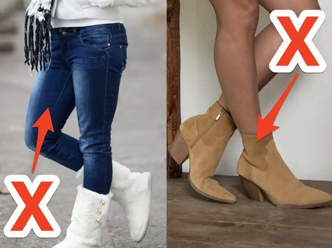 Winter Clothes and Accessories That Are Going Out of Style This Season Booties Outfit 2024, Jeans With Boots 2024, Western Booties Outfit, Ripped Jeans Outfit Fall, Booties Outfit Winter, Cropped Sweaters, Ripped Jeans Outfit, Jeans Outfit Fall, Booties Outfit