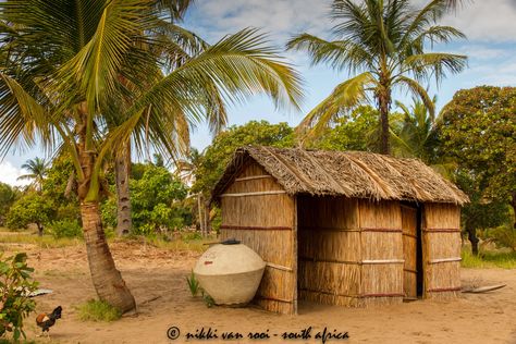 Straw house, Inhambane by Nik on 500px Inhambane Mozambique, Thatch House, Straw House, Thatched House, Traditional Houses, Rural Area, Village Life, Learning Spaces, Tiny Living