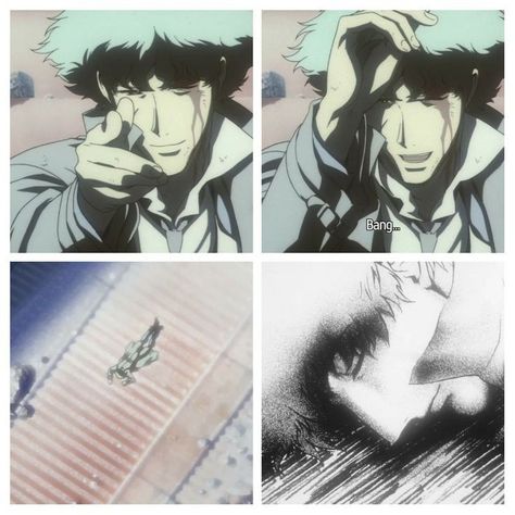 cowboy bebop Random Qoutes, Western Anime, Cowboy Bebop Anime, Spike Spiegel, See You Space Cowboy, Violet Evergarden Anime, Anime Suggestions, Space Cowboy, I Cried