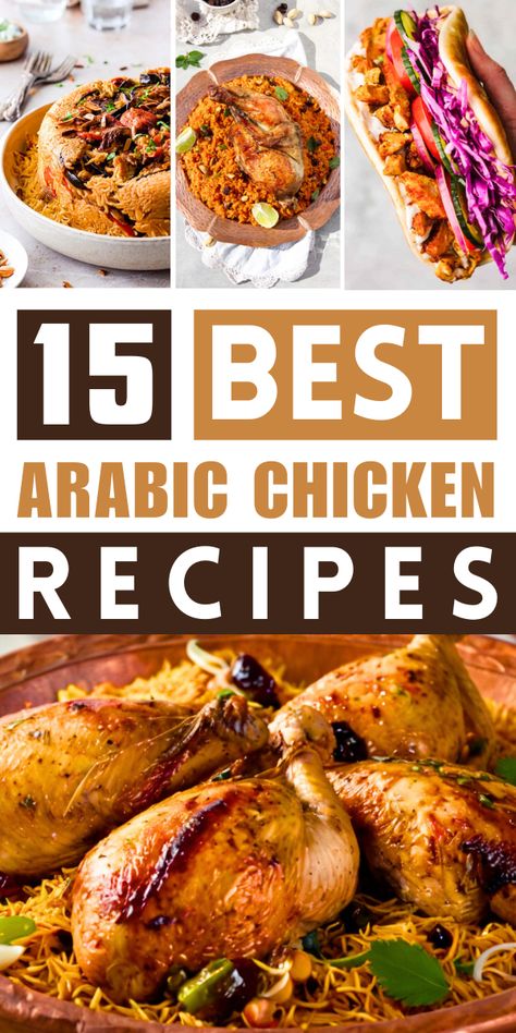 Arabic cuisine is full of rich, flavorful dishes. Chicken is a popular ingredient in many Arabic recipes. It’s used in all kinds of meals, from slow-cooked stews to grilled dishes.
#arabicfood #ArabicChickenRecipes #middleeast Arabic Dishes Recipes, Islamic Food Recipes, Middle Eastern Dishes Arabic Food, Syrian Chicken Recipes, Chicken Kabsa Recipe, Arabic Meals, Arabic Whole Chicken Recipes, Arabic Rice And Chicken, Ube Polvoron Recipe