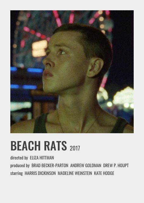 minimalist polaroid movie poster - made by @noldc22 (me) Beach Rats Movie, Beach Rats, Polaroid Movie Poster, Movie Ideas, Iconic Movie Posters, Movie To Watch List, New Movies To Watch, Girly Movies, Movies Worth Watching