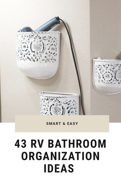 Rv Entryway Organization, Bathroom Rv Storage Ideas, Rv Bathroom Cabinet Organization, Rv Bathroom Organization Ideas, Camper Shower Storage, Rv Bathroom Organization, Camper Bathroom Storage Ideas, Rv Shower Storage Ideas, Camper Bathroom Organization