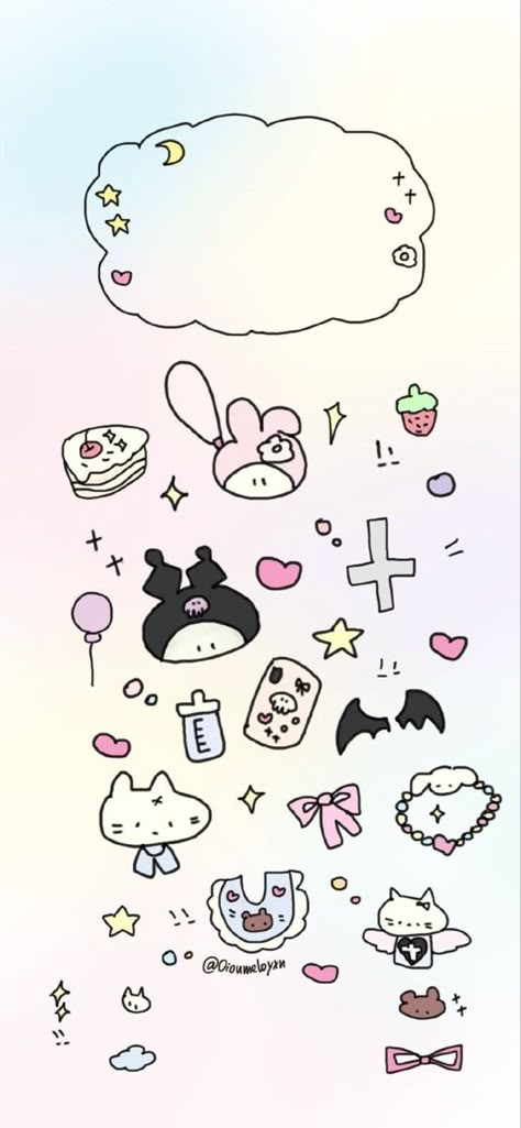 Sanrio Wallpapers Aesthetic, Sanrio Wallpaper Aesthetic, Kuromi Lockscreen, Sanrio Lockscreen, Sanrio Phone Wallpaper, Kuromi Aesthetic Wallpaper, Sanrio Wallpaper Iphone, Sanrio Iphone Wallpaper, Kuromi Wallpaper Iphone