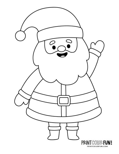 Santa Claus Pictures Printables, Santa Claus Printables Free, Santa Clause Drawings For Kids, Santa Claus Drawing For Kids, Santa Claus Pictures Image, Caterpillar Craft Preschool, Santa Claus Coloring Pages, Santa Claus Printable, St Claus