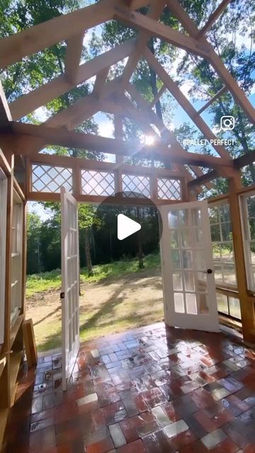 Amy on Instagram: "A pile of dirt, some old windows, rough-sawn lumber and two people crazy enough to believe they can do things they probably shouldn’t…😉❤️ . . . . . #pottingshed  #greenhouse  #diygreenhouse  #sheshed #oldwindows  #antiquewindows  #architecturalsalvage  #reclaimedbrick  #roughsawn  #postandbeam  #rustic  #industrialdesign  #cottagestyle  #repurposed #upcycled  #vintagegarden  #backyardgarden  #homestead #creatinghome  #womenwhobuild  #getyourhandsdirty  #fromthegroundup  #cottagestyle" Greenhouse Plans Old Windows, Green House Old Windows, Greenhouse From Old Windows Diy, Diy Greenhouse With Old Windows, Greenhouse Old Windows, Small Greenhouse Interiors, Shabby Chic Greenhouse, Antique Windows Repurposed, Greenhouse Attached To House