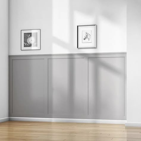 Hall Panelling, Shaker Wall Panelling, Lambriseringen Gang, Wall Pegs, Floor Bedroom Ideas, Hallway Panelling, Room Panelling, Panels Bedroom, Painted Outdoor Furniture