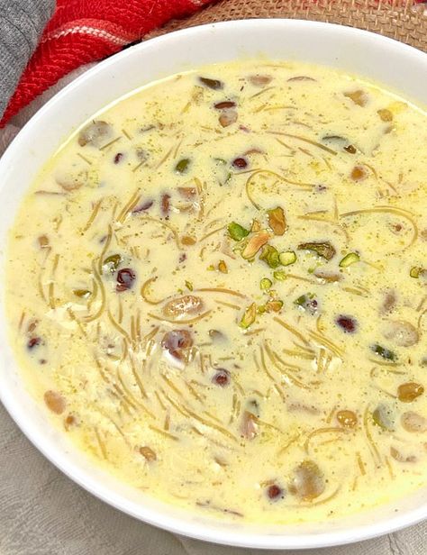 Sheer Khurma Recipe Sheer Khurma, Breakfast Sides Dishes, Strawberry Rhubarb Jam, Paneer Dishes, Date Pudding, Persian Language, Cooking Measurements, Tamarind Chutney, Food Gallery