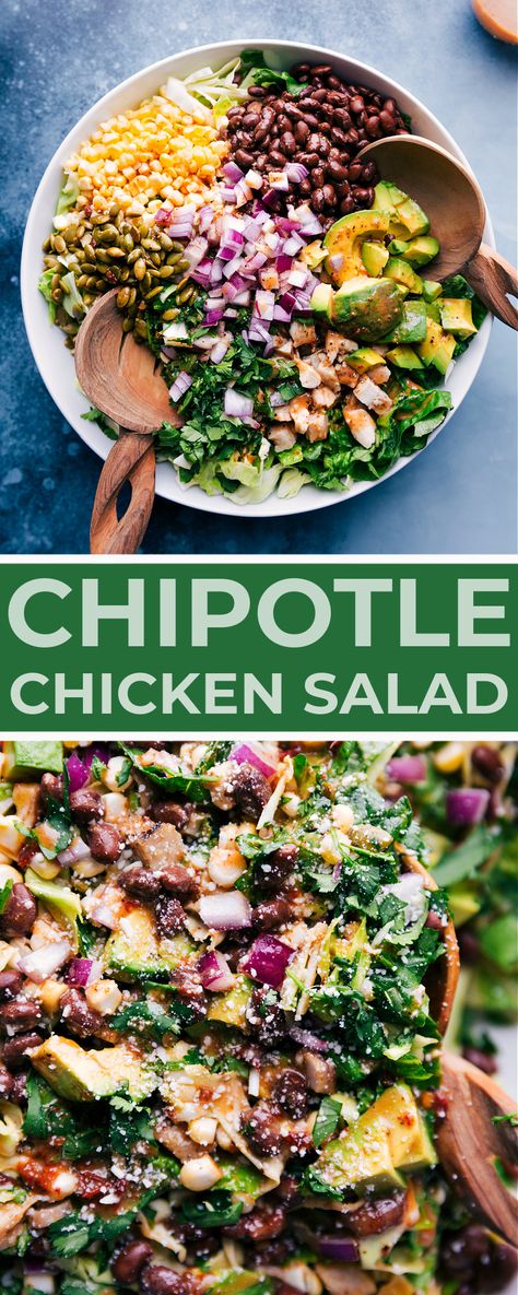 Cafe Zupas Chipotle Chicken Salad, Salad Rotisserie Chicken, Chipotle Ranch Chicken Salad, Salad With Smoked Chicken, Cabbage Chicken Salad Recipes, Chipotle Chicken Dense Bean Salad, Spicy Chipotle Chicken Dense Bean Salad, Salads With Rotisserie Chicken, Chicken Bean Salad