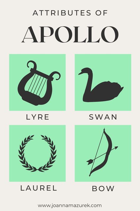 Greek Pantheon Aesthetic, Apollo Symbol Greek Mythology, Symbols Of Apollo, Apollo Symbolism, Greek God Symbols, Greek Mythology Symbols, Apollo Symbol, Apollo Mythology, Apollo Greek Mythology