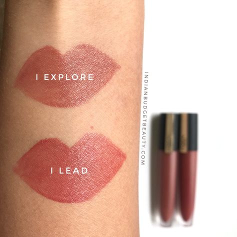 Loreal Rouge Signature, Makeup Rouge, Liquid Lipstick Swatches, Matte Lip Stain, Paris Makeup, Floral Wedding Decorations, Maybelline Super Stay, Lipstick Swatches, Makeup Swatches