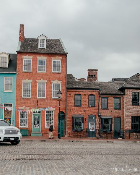 Fells Point, Baltimore | Armenyl Fells Point Maryland, Baltimore Aesthetic, Baltimore Architecture, Baltimore Neighborhoods, Fells Point Baltimore, Maryland Travel, Baltimore House, Baltimore Street, Baltimore Art