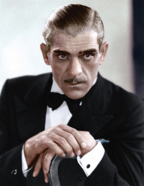 Boris Karloff, 1934 Portrait Album, Monster Movies, Boris Karloff, Bela Lugosi, Colorized Photos, William Henry, Vincent Price, Famous Monsters, Hollywood Boulevard