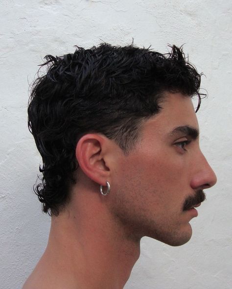 Short Edgy Haircuts Men, Men’s Soft Mullet, Martin Ehmele, Short Hair Guys, Men’s Hair, Cut Hair Men, Curly Hairstyles Male, Mens Short Hairstyles, Short Hair Men