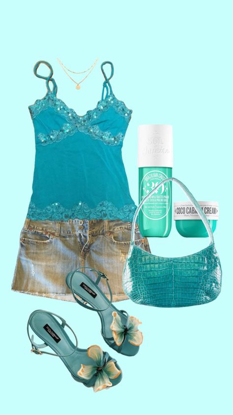 teal 🩵🐠🐬 #teal #beauty #aesthetic #skincare #outfit Teal Outfit, Teal Outfits, Sixth Form Outfits, Aesthetic Skincare, Beauty Aesthetic, Blue Fits, Outfit Aesthetic, Outfits Aesthetic, Aesthetic Clothes