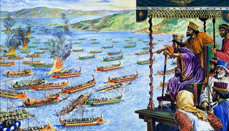 undefined Battle Of Salamis, Greco Persian Wars, Classical Greece, Ancient Mariner, Ancient Persia, Persian Empire, Ancient Warfare, Ancient Mesopotamia, Ancient Persian