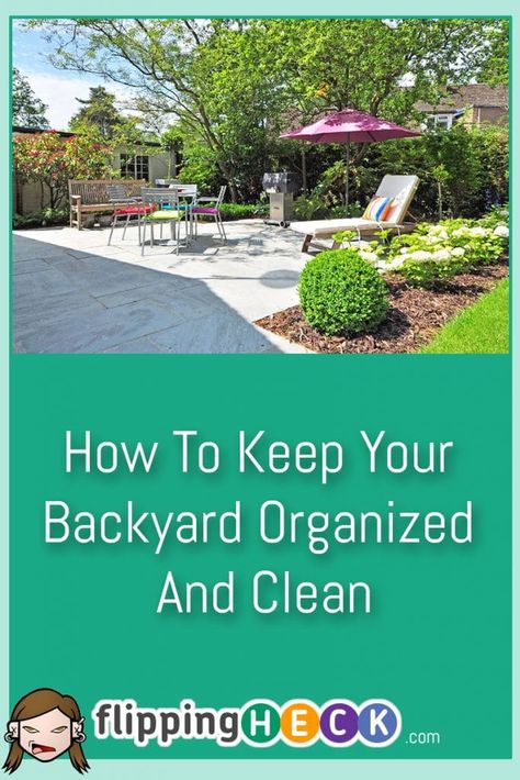 How To Keep Your Backyard Organized And Clean Your ourdoor space can be a great place not only for entertaining but for exercise and relaxing as well. Gardening can be as good as a work out and there's something so relaxing about sitting in a garden that will help you feel renewed and refreshed. In this article Emma B. Joyce gives you some… View Full Article: https://www.flippingheck.com/how-to-keep-your-backyard-organized-and-clean Homestead Projects, Work Out, A Garden, Great Places, How Are You Feeling, Canning, Plants