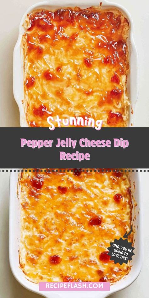 Craving an easy and delicious appetizer that will wow your guests? This Pepper Jelly Cheese Dip Recipe is the perfect solution for any occasion! With its irresistible flavors, it’s sure to be a hit. Be sure to pin it for your next appetizer spread! Red Pepper Jelly Dip Appetizer Recipes, Hot Pepper Jelly Dip, Pepper Jelly Cream Cheese Dip, Pepper Jelly Cheese Dip, Cheese Dip Recipes Easy, Pepper Jelly Dip, Dips And Appetizers, Cold Dip Recipes, Baked Peppers