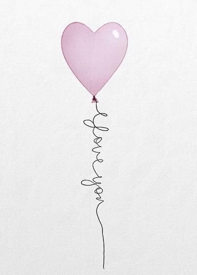 Pink Balloon,love Balloon Quotes, Phönix Tattoo, Birthday Quotes For Her, Shape Tattoo, Love Wishes, Initial Tattoo, Happy Birthday Brother, Tattoo Girls