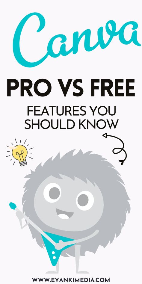 If you're not sure if the Canva Pro subscription is worth it, I've compiled this Canva Pro review that compares the free features with the pro. You can compare and decide for yourself if upgrading is a good idea or not. Content Planner, Create Graphics, Design Hack, Canva Pro, Brand Kit, Canva Design, Free Plan, Make Money Blogging, Money Blogging